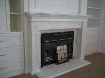 Mantel with Custom Rosettes