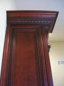Mitered End Panels with Inlaid Rope Molding