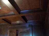 Coffer Ceiling and Wainscot