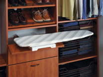 Slide and Foldout Ironing Board